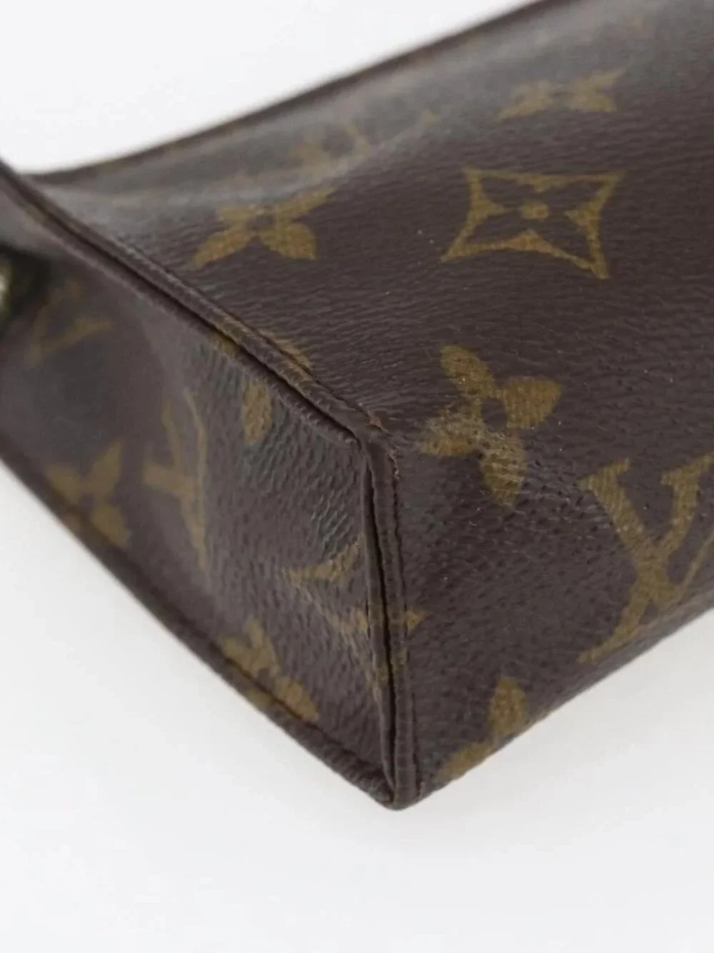 LOUIS VUITTON Monogram Poche Toilette 15 Pouch M47546 LV Auth fm5107
